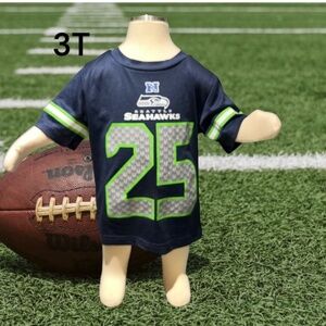 SEATTLE SEAHAWKS KID'S Jersey sz 3T Richard Sherman #25 NFL Team Apparel